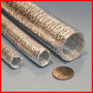 heat reflecting wire hose protection sleeve